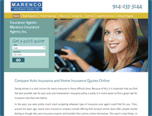 Tablet Screenshot of marencoinsurance.com
